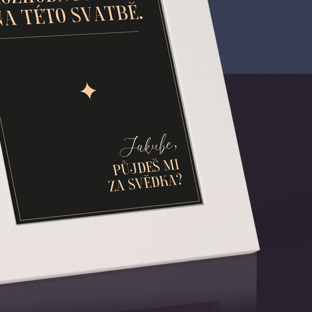 Jméno A Nápis: Mé Jediné Rozhodnutí - Fotorámeček