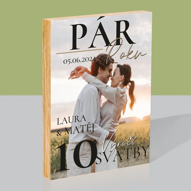 Obálka Časopisu: Pár Roku - Tisk Na Dřevo