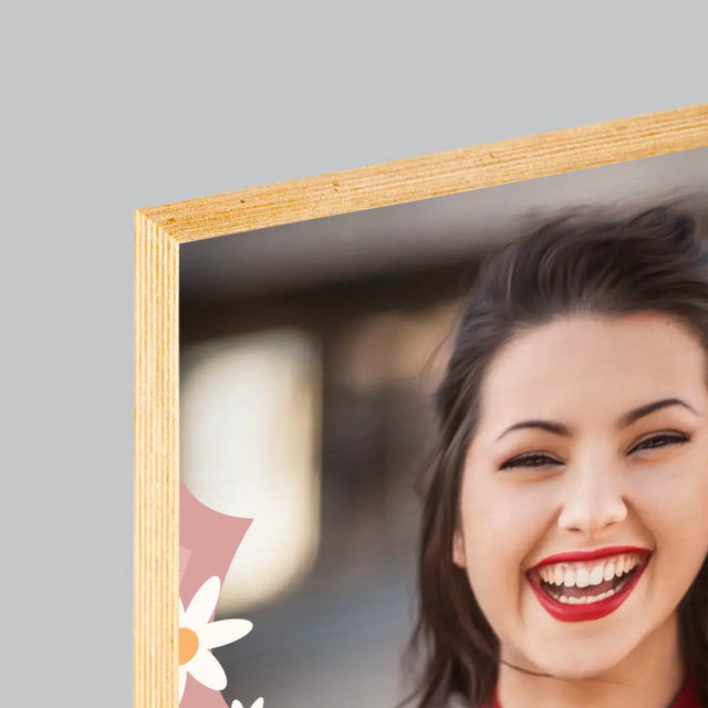 Fotka A Textem: Úžasná Paní Učitelka Ve Školce - Tisk Na Dřevo