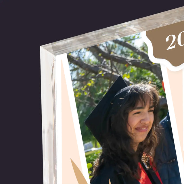 Fotokoláž: Paní Magistra - Akrylový Blok