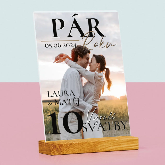 Obálka Časopisu: Pár Roku - Tisk Na Akrylovém Skle