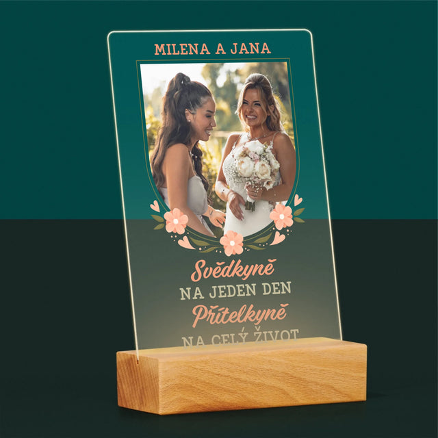 Fotka A Textem: Svědkyně Na Jeden Den - Tisk Na Akrylovém Skle