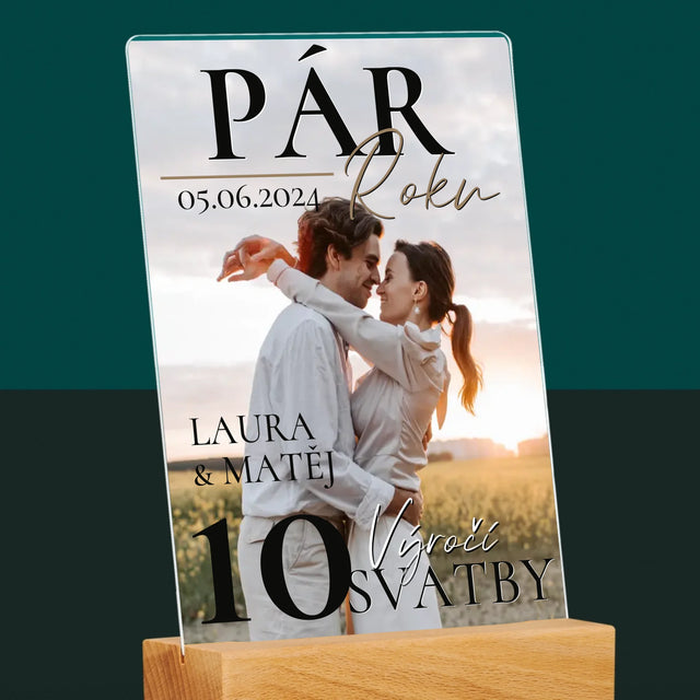 Obálka Časopisu: Pár Roku - Tisk Na Akrylovém Skle