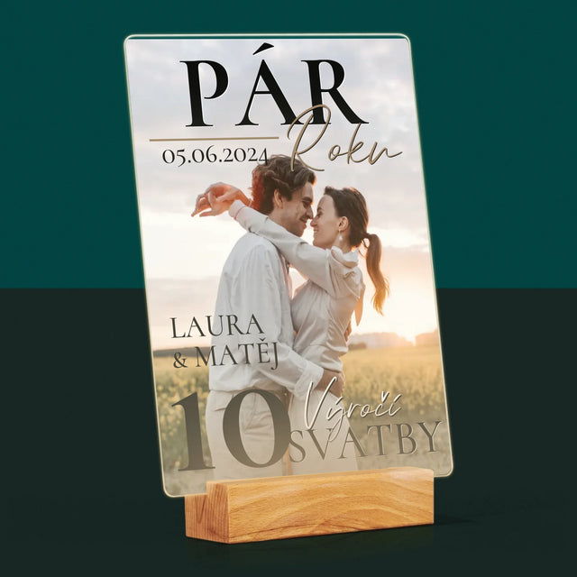Obálka Časopisu: Pár Roku - Tisk Na Akrylovém Skle