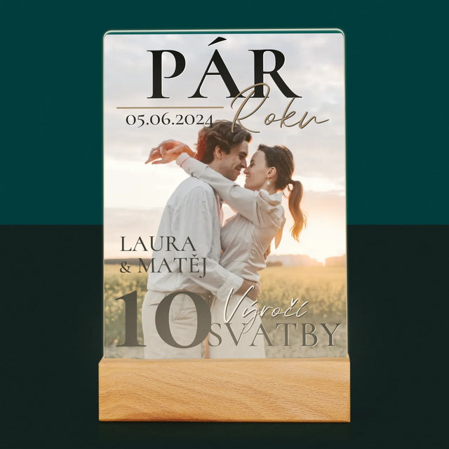 Obálka Časopisu: Pár Roku - Tisk Na Akrylovém Skle