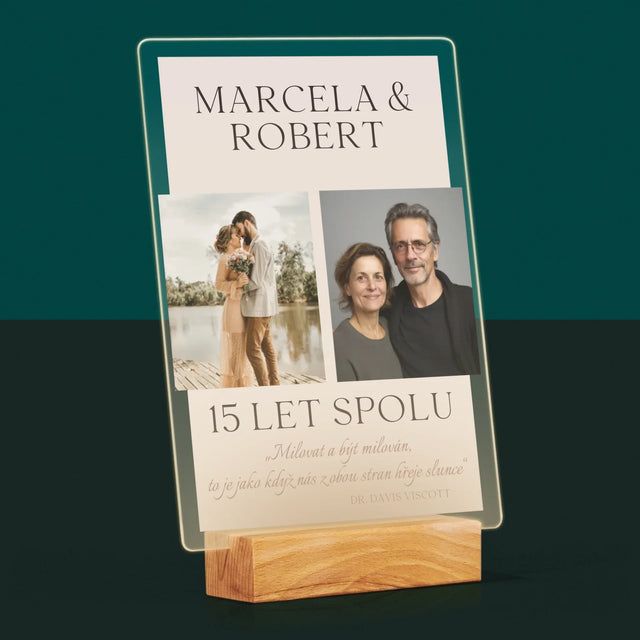 Fotokoláž: Milovat A Být Milován - Tisk Na Akrylovém Skle