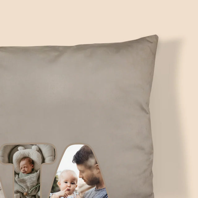 Slovo Z Fotek: Náš Táta Je Nejlepší - Polštář