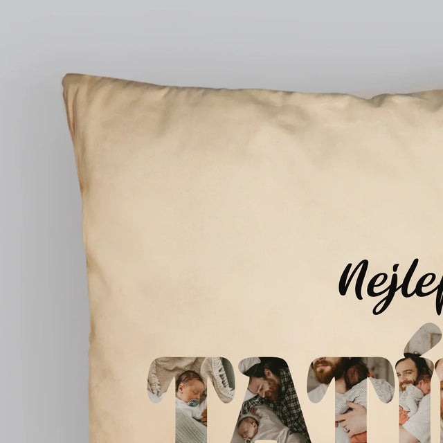 Slovo Z Fotek: Nejlepší Tatínek Roku - Polštář