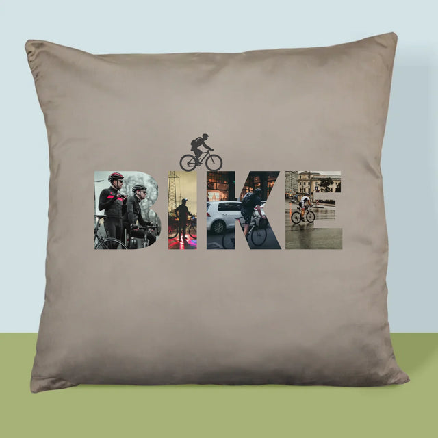 Slovo Z Fotek: Bike - Polštář