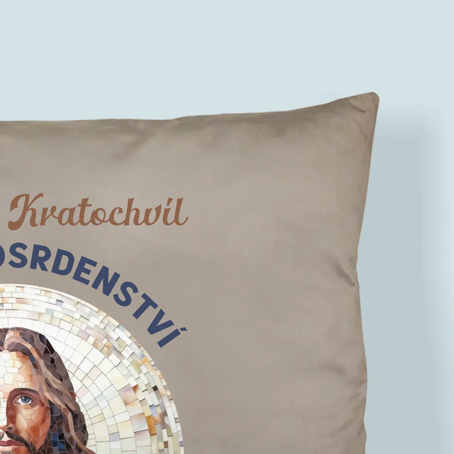 Jméno A Nápis: Důstojný Pán Plný Milosrdenství - Polštář