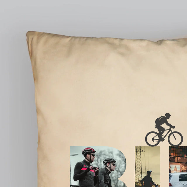 Slovo Z Fotek: Bike - Polštář