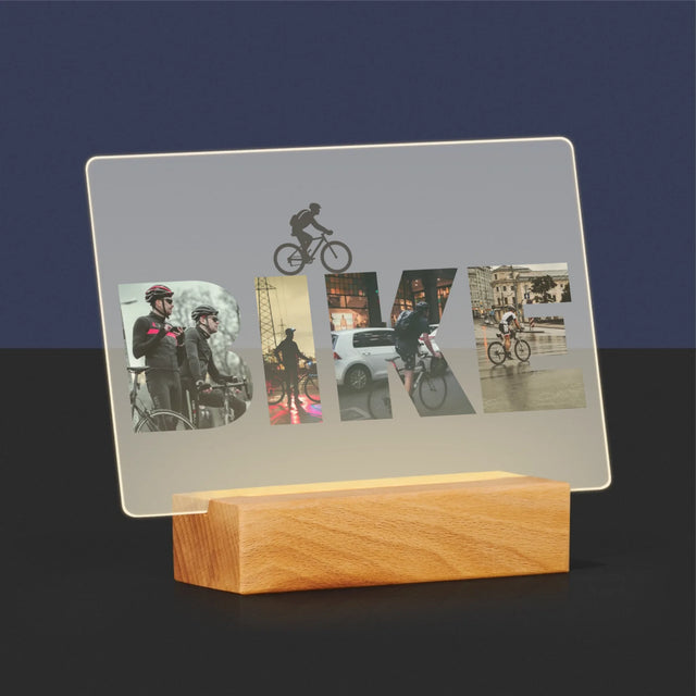 Slovo Z Fotek: Bike - Tisk Na Akrylovém Skle