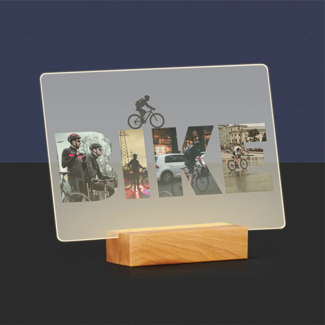 Slovo Z Fotek: Bike - Tisk Na Akrylovém Skle