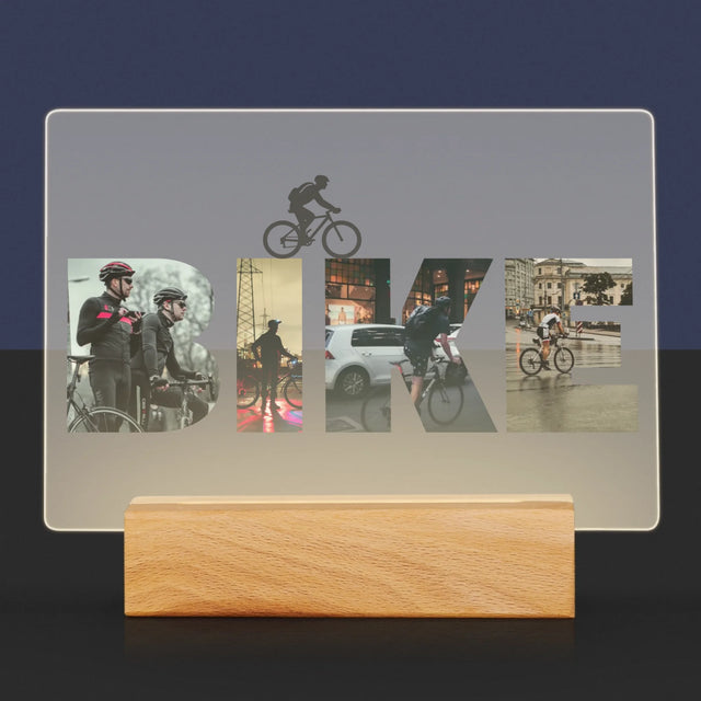 Slovo Z Fotek: Bike - Tisk Na Akrylovém Skle