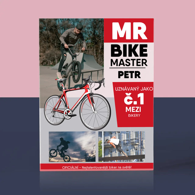Obálka Časopisu: Mr Bike Master - Akrylový Blok