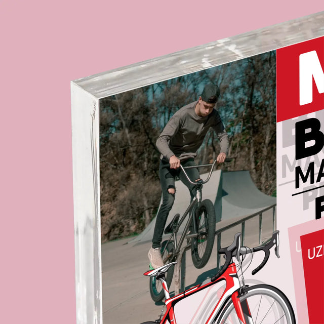 Obálka Časopisu: Mr Bike Master - Akrylový Blok