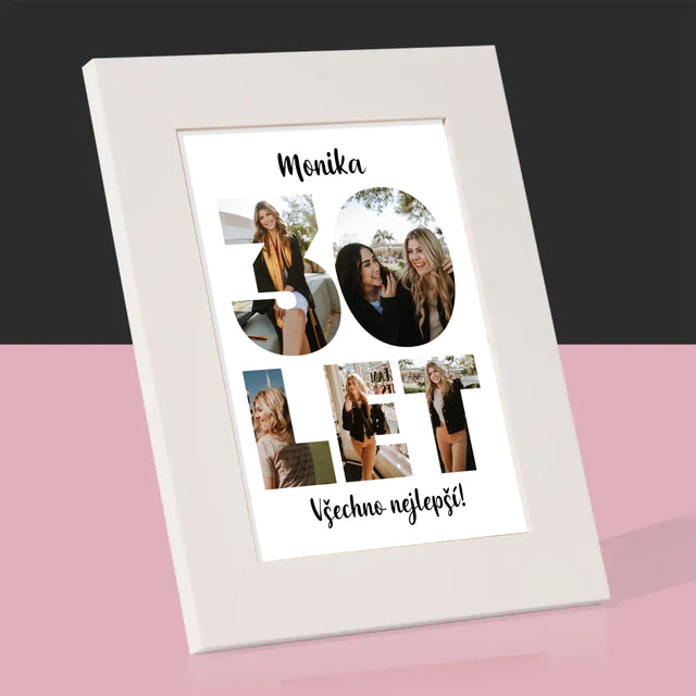 Slovo z fotografií: 18 let - fotorámeček | CZ