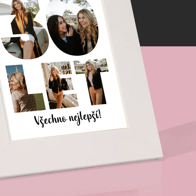 Slovo z fotografií: 18 let - fotorámeček | CZ