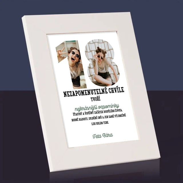 Slovo Z Fotek: 18. Narozeniny - Fotorámeček