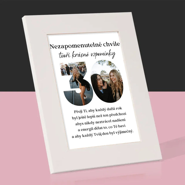 Slovo Z Fotek: 30. Narozeniny - Fotorámeček