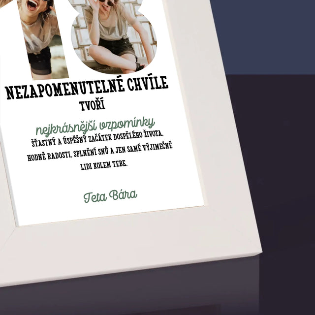 Slovo Z Fotek: 18. Narozeniny - Fotorámeček