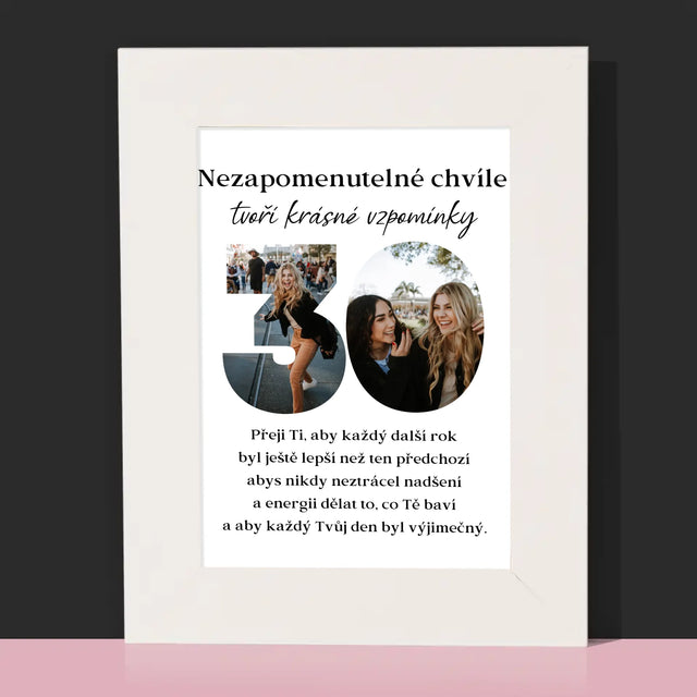 Slovo Z Fotek: 30. Narozeniny - Fotorámeček