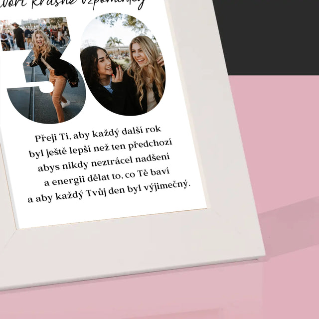 Slovo Z Fotek: 30. Narozeniny - Fotorámeček