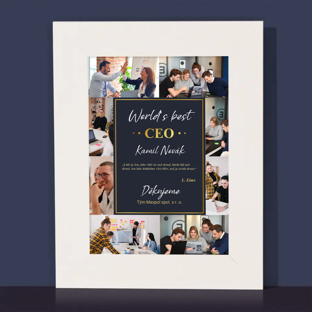 Fotokoláž: World’S Best Ceo - Fotorámeček