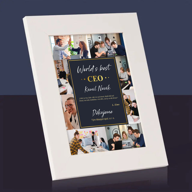 Fotokoláž: World’S Best Ceo - Fotorámeček