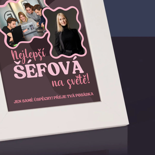 Fotokoláž: Nejlepší Šéfová - Fotorámeček