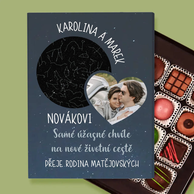 Hvězdná Mapa: Nová Životní Cesta Svatba - Pralinky