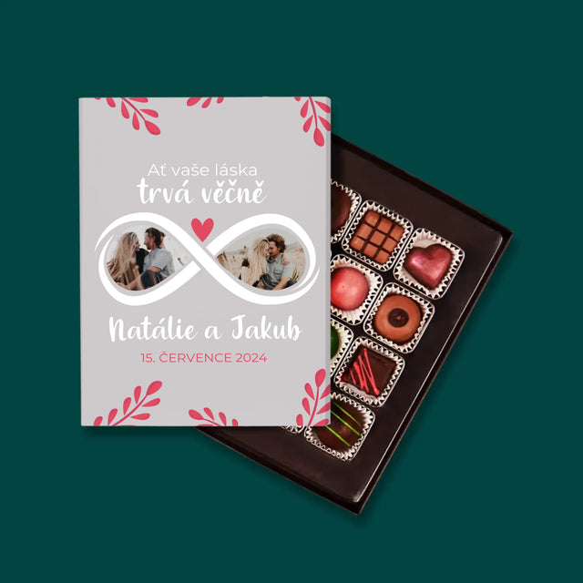 Fotokoláž: Ať Vaše Láska Trvá Věčně - Pralinky