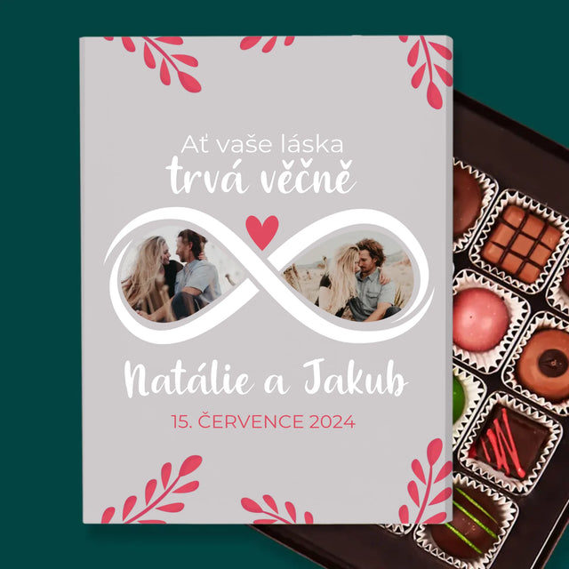 Fotokoláž: Ať Vaše Láska Trvá Věčně - Pralinky