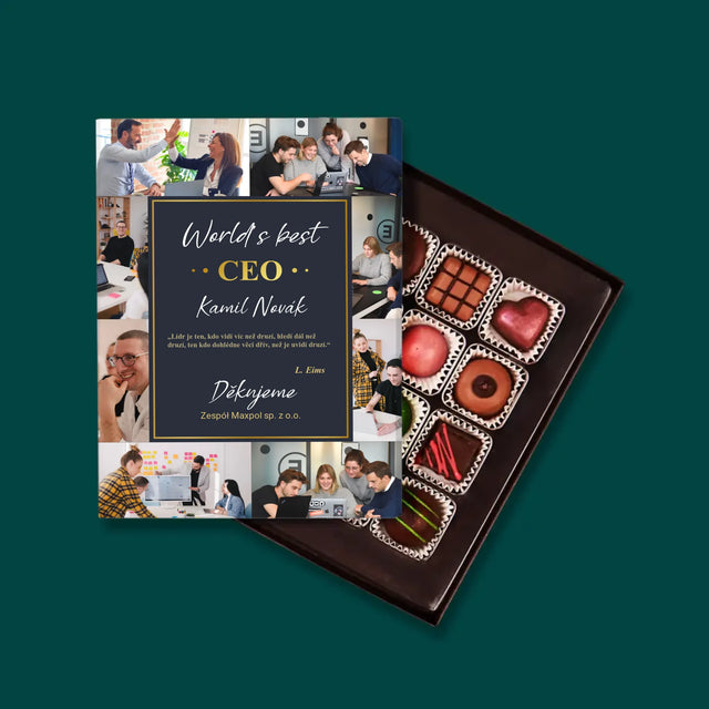 Fotokoláž: World’S Best Ceo - Pralinky