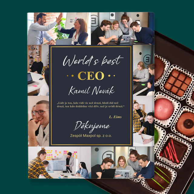 Fotokoláž: World’S Best Ceo - Pralinky