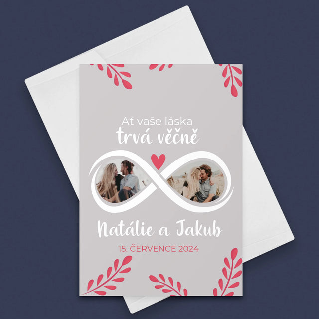 Fotokoláž: Ať Vaše Láska Trvá Věčně - Přání