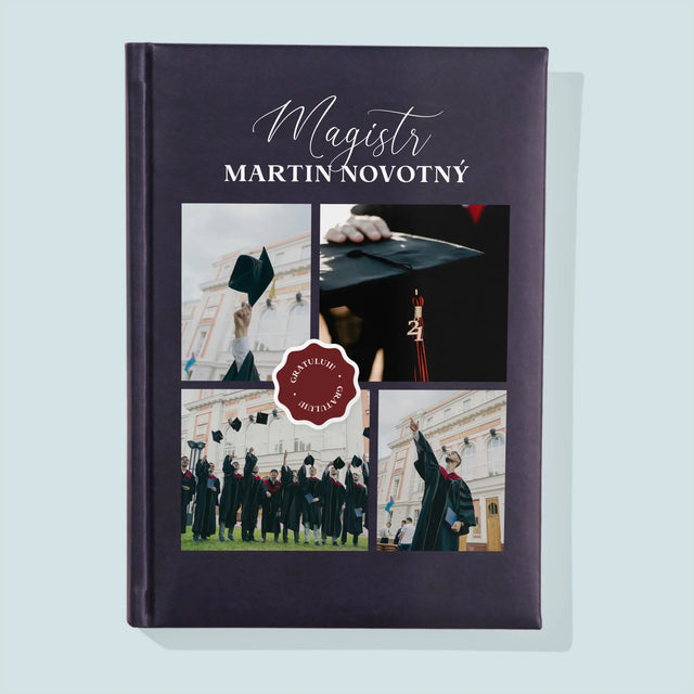 Fotokoláž: Magistr - Zápisník