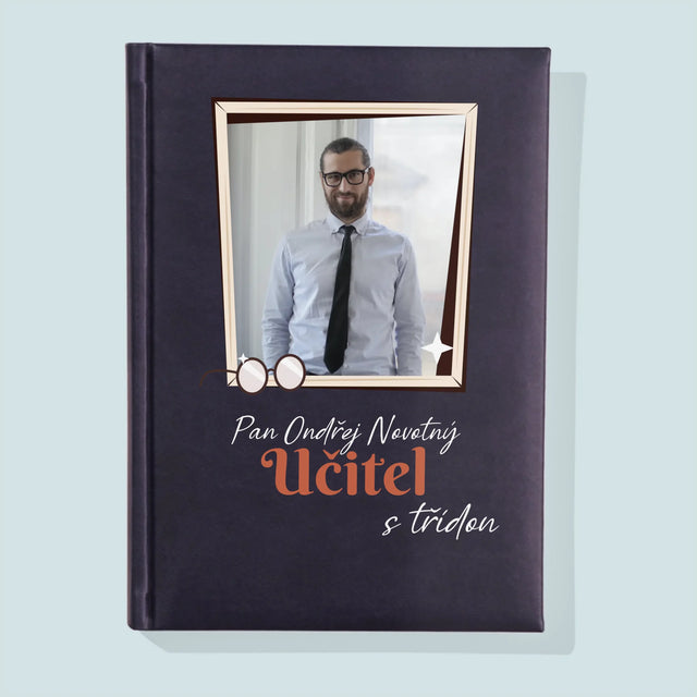 Fotka A Textem: Učitel S Třídou - Zápisník