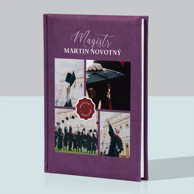 Fotokoláž: Magistr - Zápisník