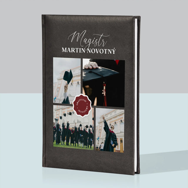Fotokoláž: Magistr - Zápisník