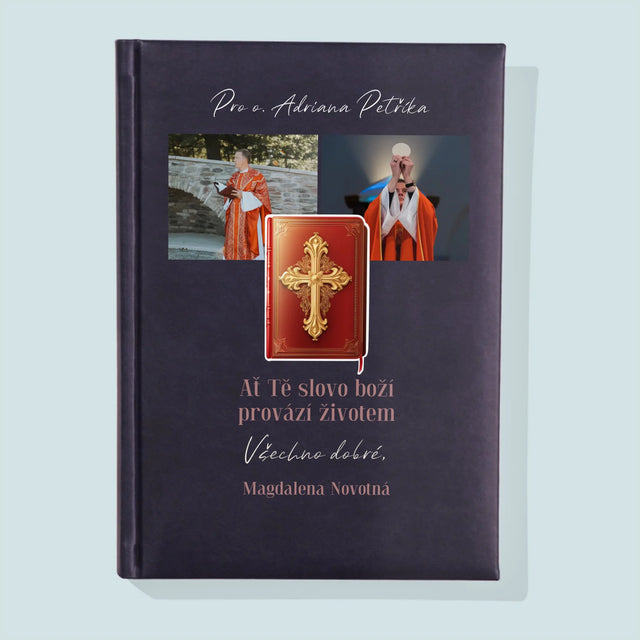 Fotokoláž: Slovo Boží - Zápisník