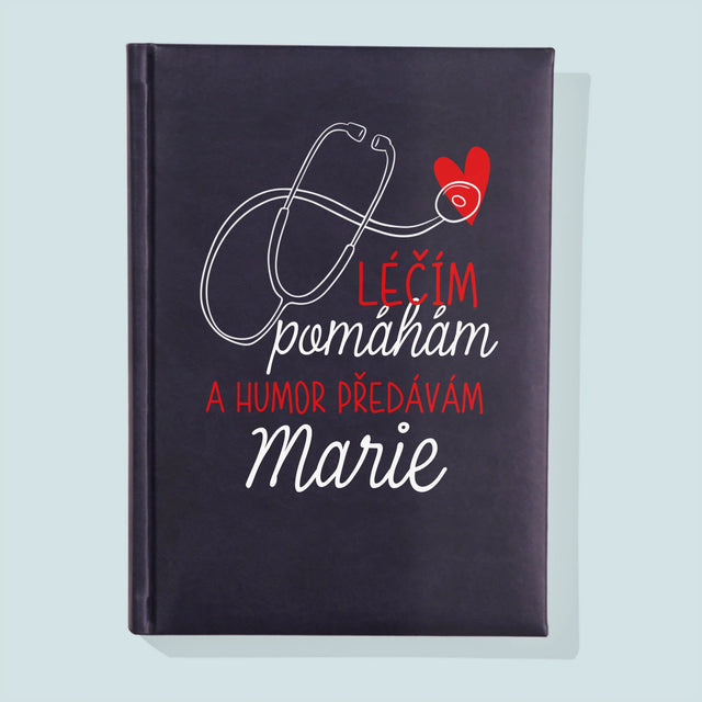 Jméno A Nápis: Léčím Pomáhám - Zápisník