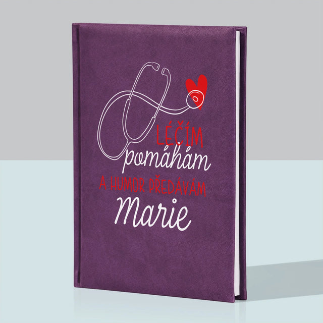 Jméno A Nápis: Léčím Pomáhám - Zápisník