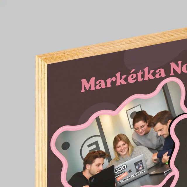 Fotokoláž: Nejlepší Šéfová - Tisk Na Dřevo