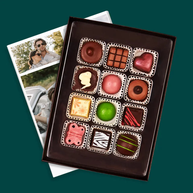 Fotokoláž: Manželé - Pralinky