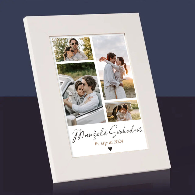 Fotokoláž: Manželé - Fotorámeček
