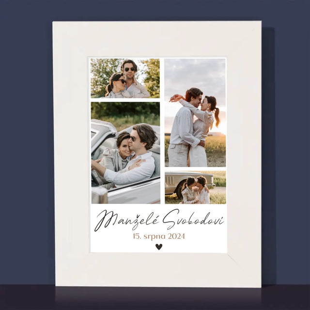 Fotokoláž: Manželé - Fotorámeček