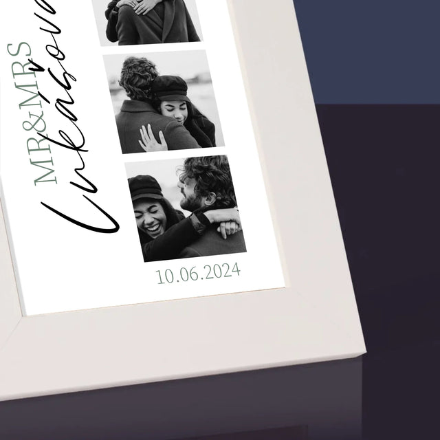 Fotokoláž: Mr&Mrs Svatební - Fotorámeček