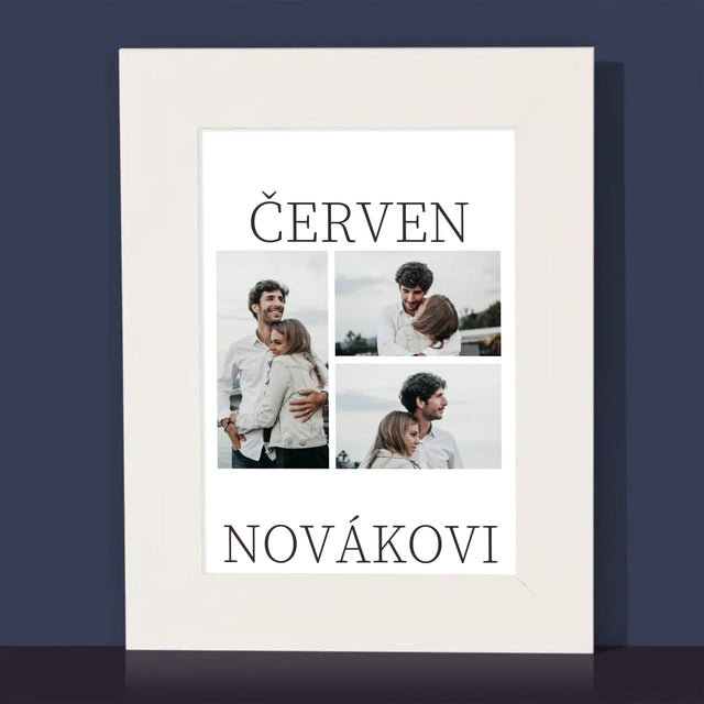Fotokoláž: Mr&Mrs Datum - Fotorámeček