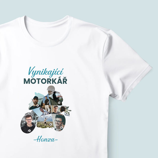 Shape From Photos: Exquisite Biker - Pánské tričko s potiskem | CZ
